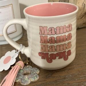 Sheffield Home Mama Ceramic Mug with Pink Interior